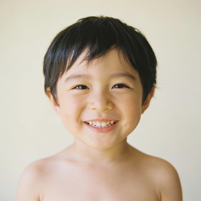 Child photo ready to upload